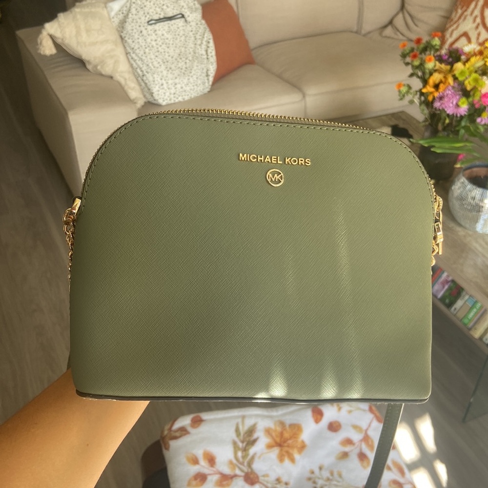 Michael Kors authentic sage green purse